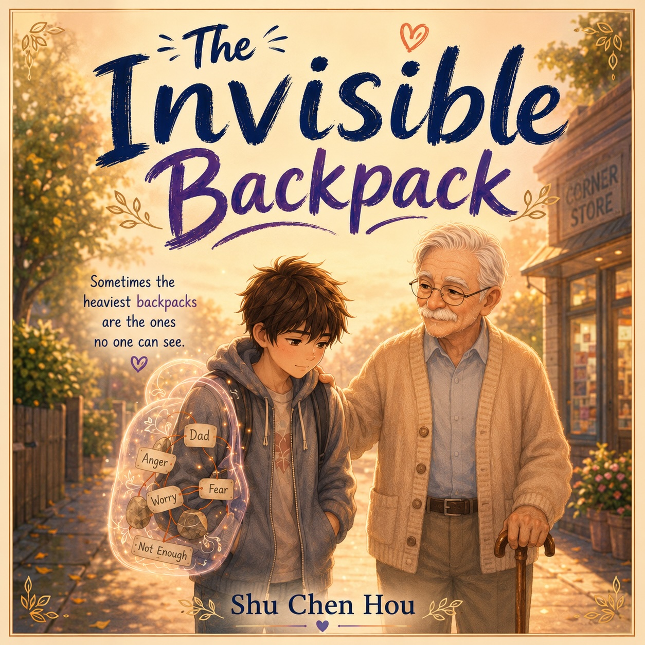 Cover of The Invisible Backpack by Shu Chen Hou